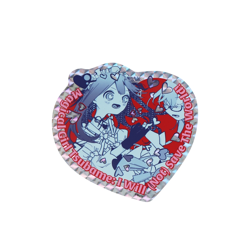 『対世界用魔法少女つばめ』オーロラシャインステッカー（１００×１００ｍｍ以内変形サイズ）　ＢＤ３−ＪＮＰＧ