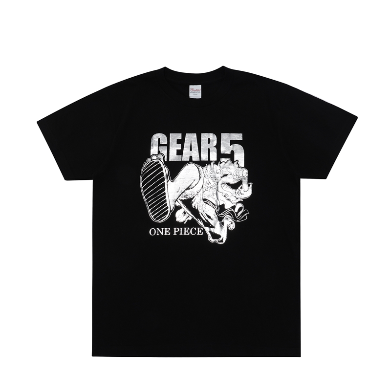 『ＯＮＥ　ＰＩＥＣＥ』箔プリントＴシャツ　（ギア５　ルフィ）　Ｓサイズ　ＢＤ３