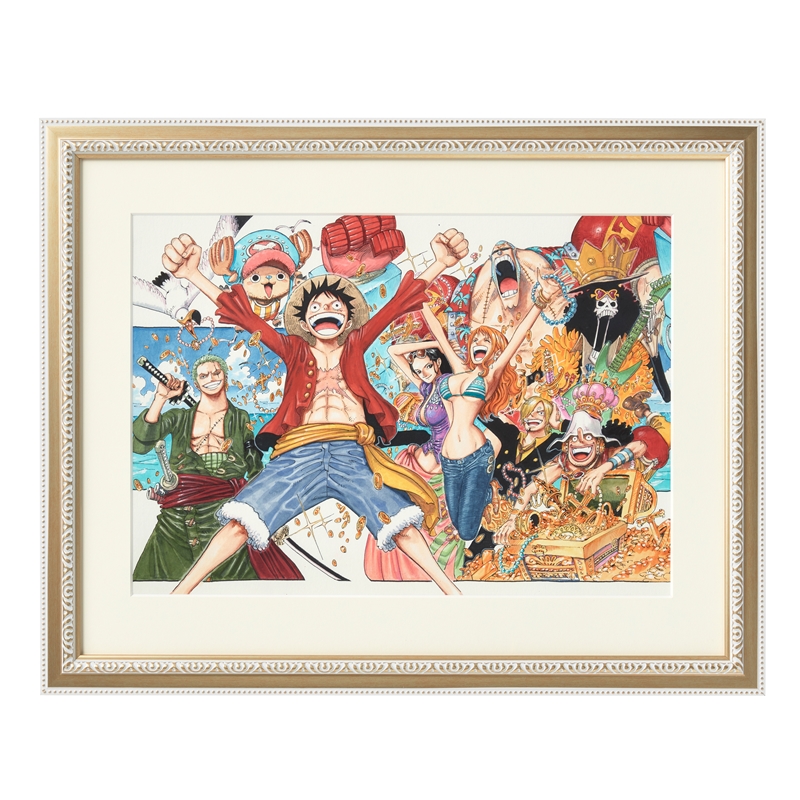 『ＯＮＥ　ＰＩＥＣＥ』額装高精細複製原画　（週刊少年ジャンプ２０１０年４４号掲載）　【新装版】　ＢＤ２