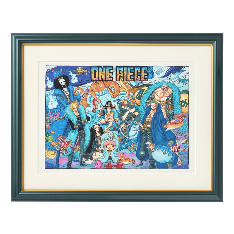 『ＯＮＥ　ＰＩＥＣＥ』額装高精細複製原画　（週刊少年ジャンプ２０１７年６号掲載）　【新装版】　ＢＤ２