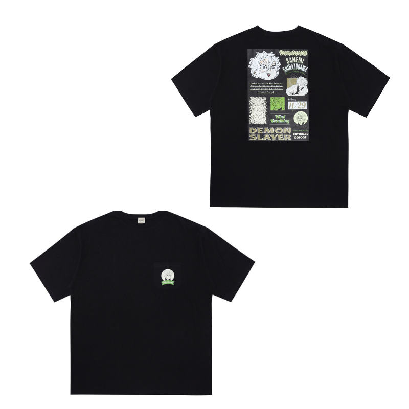 『鬼滅の刃』ポケット付きビッグシルエットＴシャツ　“ＨＥＲＯＥＳ”　不死川実弥　ＢＤ４