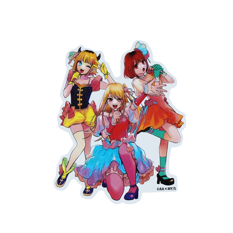 『【推しの子】』ダイカットステッカー　新生Ｂ小町（ルビー＆かな＆ＭＥＭちょ）　ＢＤ４