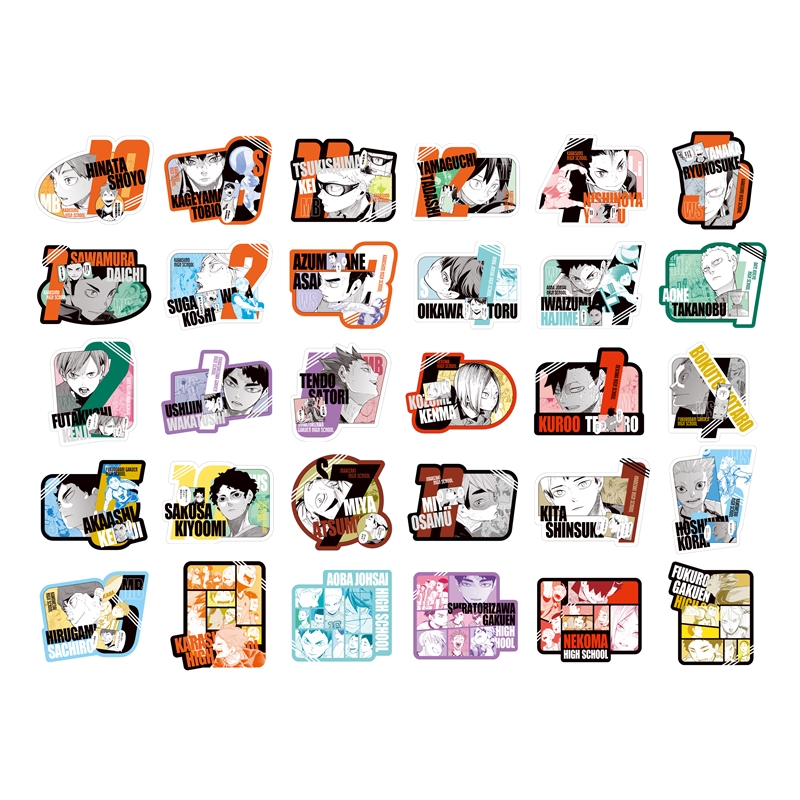 【ＪＣＳ限定】『ハイキュー！！』オリジナルカットカードセット　第１弾　ＢＯＸ付き全種セット　（全３０種入り）　ＢＤ３