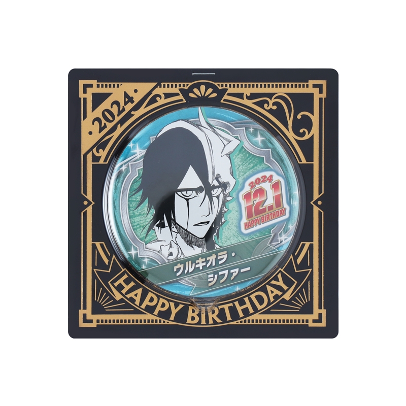 『ＢＬＥＡＣＨ』バースデイ缶バッジ　ウルキオラ・シファー　ＢＤ４