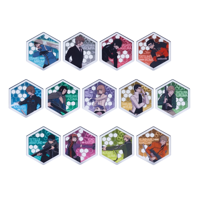 『ワールドトリガー』ミラーステッカーコレクション　第１弾　（全１３種／ランダム１種入り）　ＢＤ４−ＪＦ