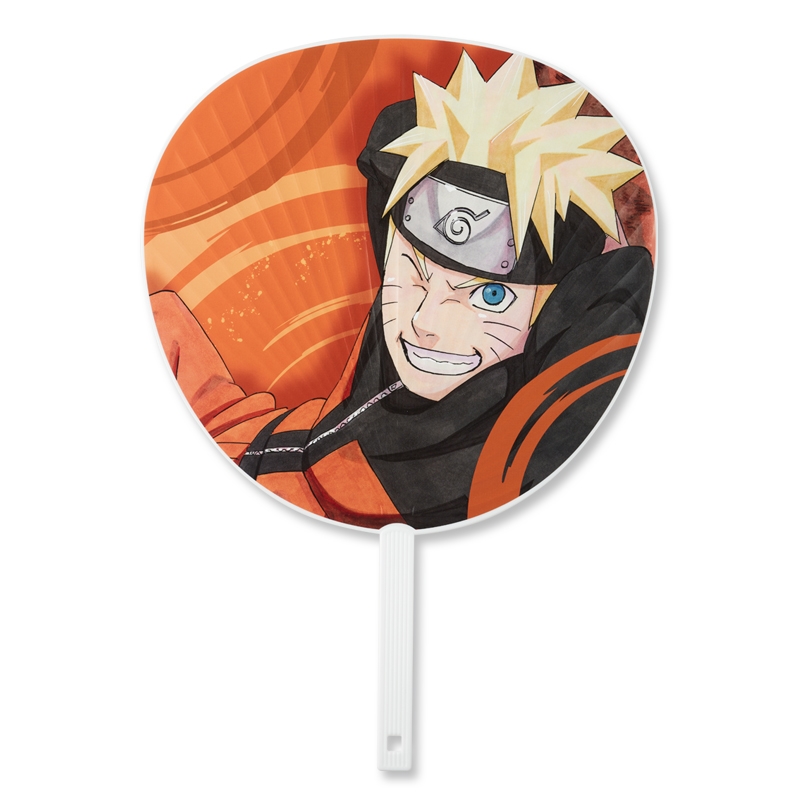 『ＮＡＲＵＴＯ−ナルト−』こっそり応援…！　忍うちわ（変わり身ケース付き）　うずまきナルト　ＢＤ４