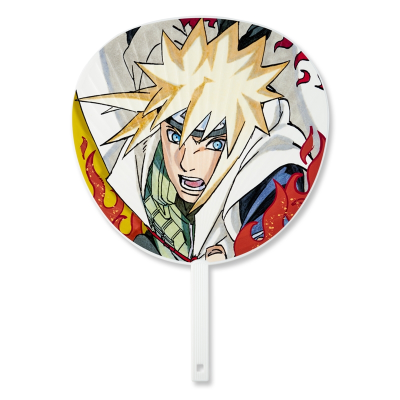 『ＮＡＲＵＴＯ−ナルト−』こっそり応援…！　忍うちわ（変わり身ケース付き）　波風ミナト　ＢＤ４