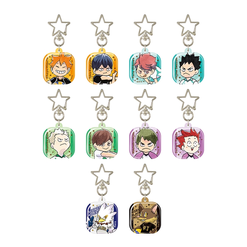 『ハイキュー！！』アクリルｐｏｐ’ｎチャーム　第１弾　（全１０種／ランダム１種入り）　ＢＤ４−ＪＦ