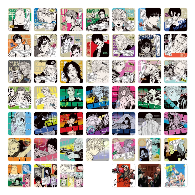 『ＳＡＫＡＭＯＴＯ　ＤＡＹＳ』アートコースター　第１弾　全種セット　（全４５種＆特典３種／計４８種入り）　ＢＤ４−ＪＦ