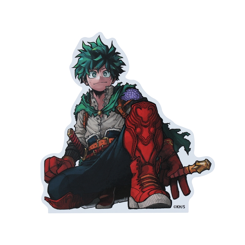 『僕のヒーローアカデミア』ダイカットステッカー　緑谷出久　２０２３年ＷＪ５号　ＢＤ４