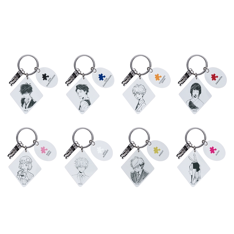 『鴨乃橋ロンの禁断推理』クリアベースキーホルダー　第１弾　（全８種／ランダム１種入り）　ＢＤ４−ＪＦ