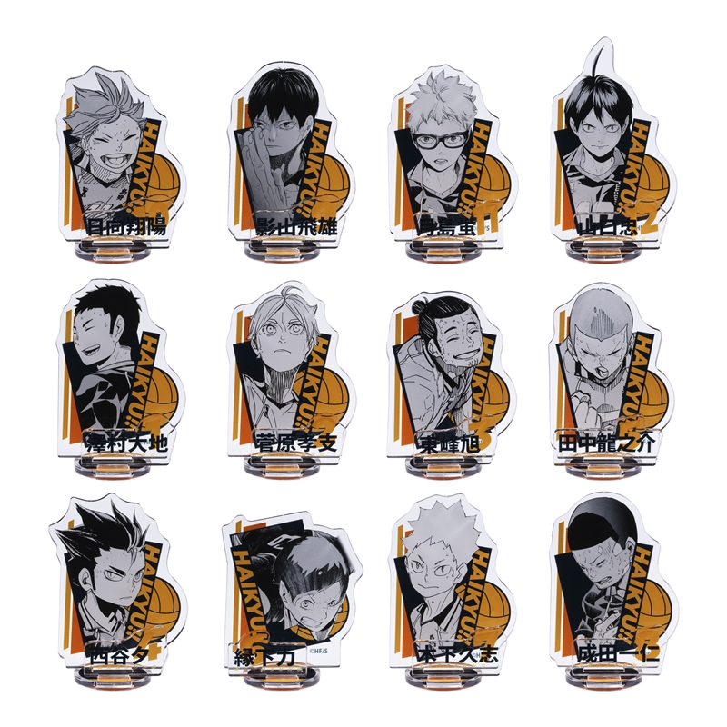 『ハイキュー！！』アクリルフィギュアコレクション　第１弾　（全１２種／ランダム１種入り）　ＢＤ４−ＪＦ