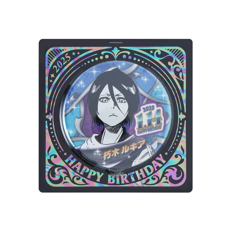 『ＢＬＥＡＣＨ』バースデイ缶バッジ　朽木ルキア　ＢＥ１