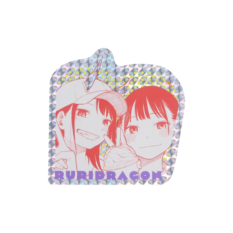 『ルリドラゴン』オーロラシャインステッカー（１００×１００ｍｍ以内変形サイズ）　ＢＤ４−ＪＮＰＧ