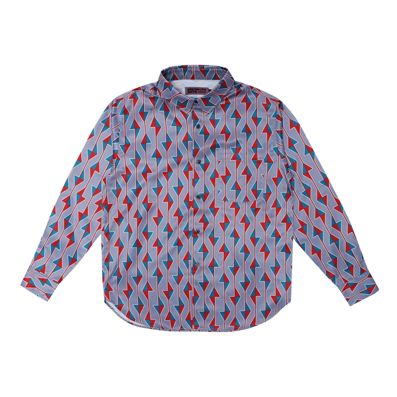 『ＳＡＫＡＭＯＴＯ　ＤＡＹＳ』南雲の柄シャツ　Ｍサイズ　ＢＥ１