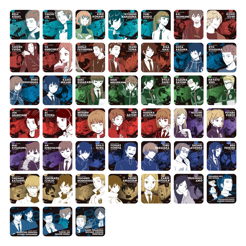 『ワールドトリガー』アートコースター　第２弾　（全４５種／ランダム５種入り）　ＢＤ４−ＪＦ