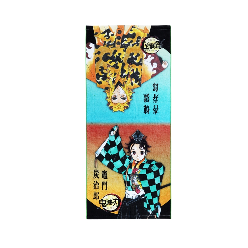 『鬼滅の刃』フルカラーフェイスタオル　＜能　狂言『鬼滅の刃』＞　ＢＤ４