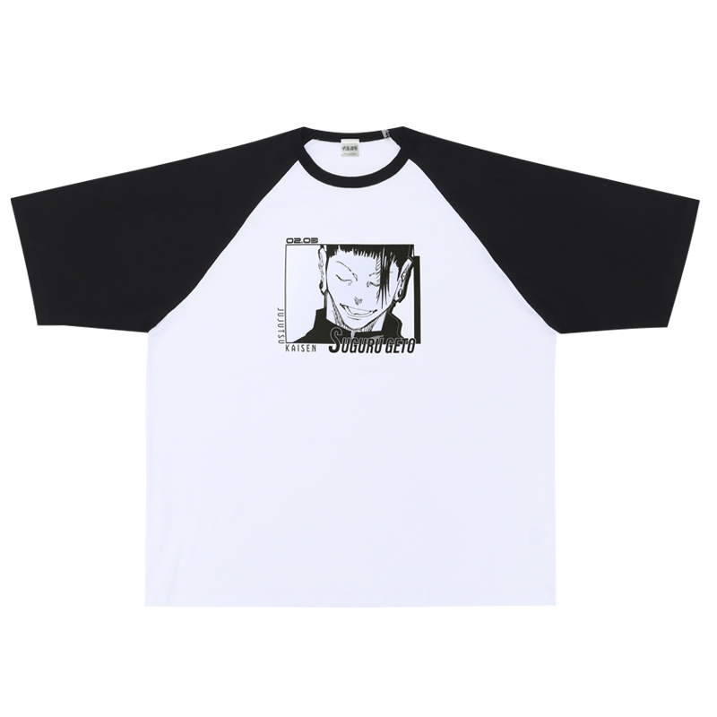 『呪術廻戦』ラグランＴシャツ　“ＨＥＲＯＥＳ”　夏油傑　ＢＥ１