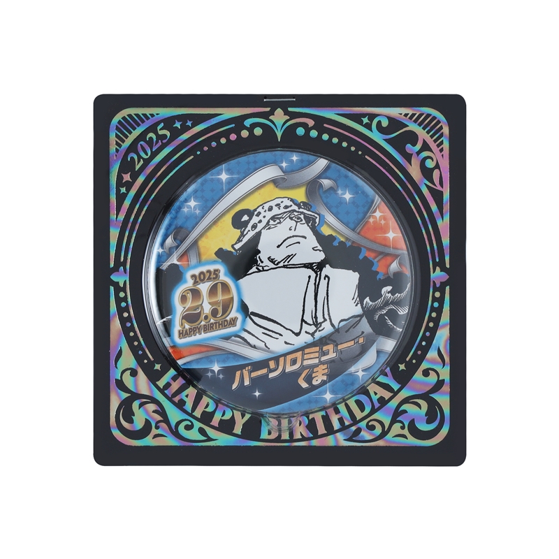 『ＯＮＥ　ＰＩＥＣＥ』バースデイ缶バッジ　バーソロミュー・くま　ＢＥ１