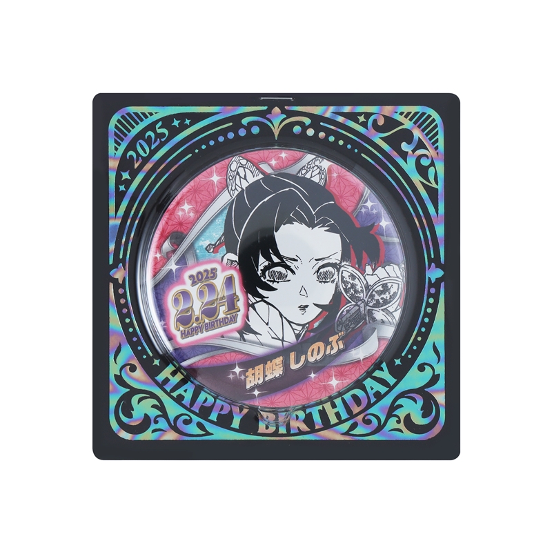 『鬼滅の刃』バースデイ缶バッジ　胡蝶しのぶ　ＢＥ１