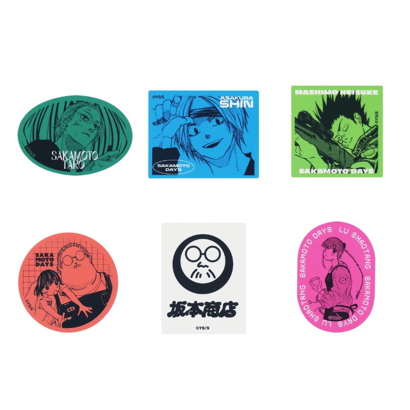 『ＳＡＫＡＭＯＴＯ　ＤＡＹＳ』ステッカー６枚セット　坂本商店　ＢＥ１