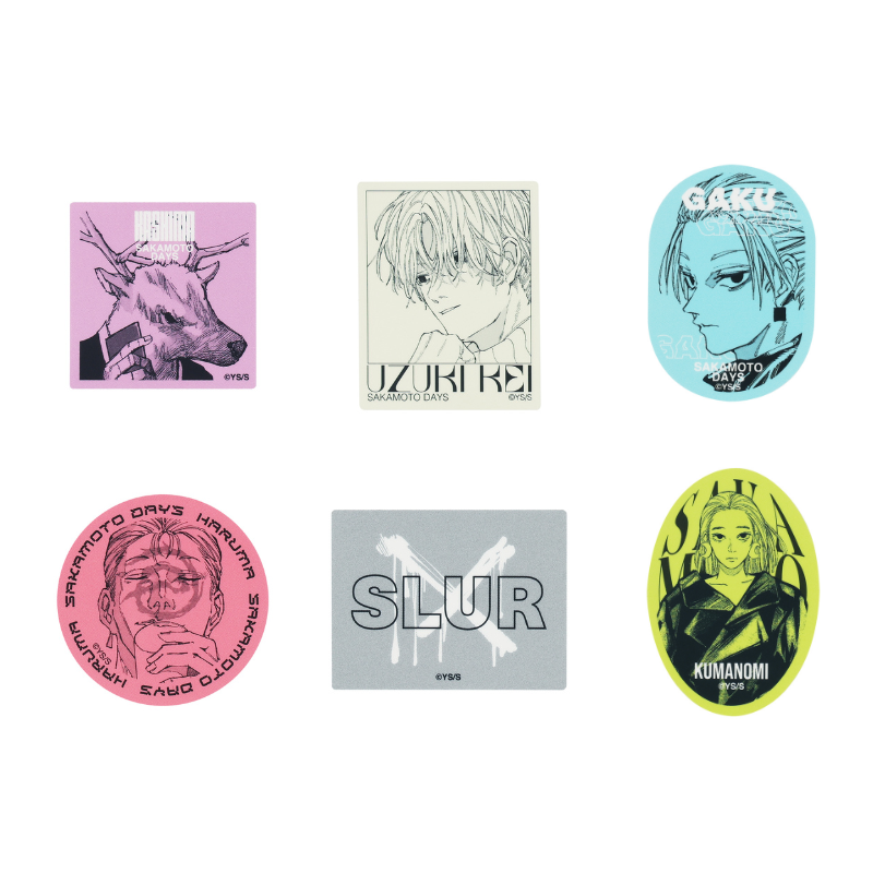 『ＳＡＫＡＭＯＴＯ　ＤＡＹＳ』ステッカー６枚セット　スラ−　ＢＥ１