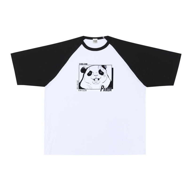 『呪術廻戦』ラグランＴシャツ　“ＨＥＲＯＥＳ”　パンダ　ＢＥ１