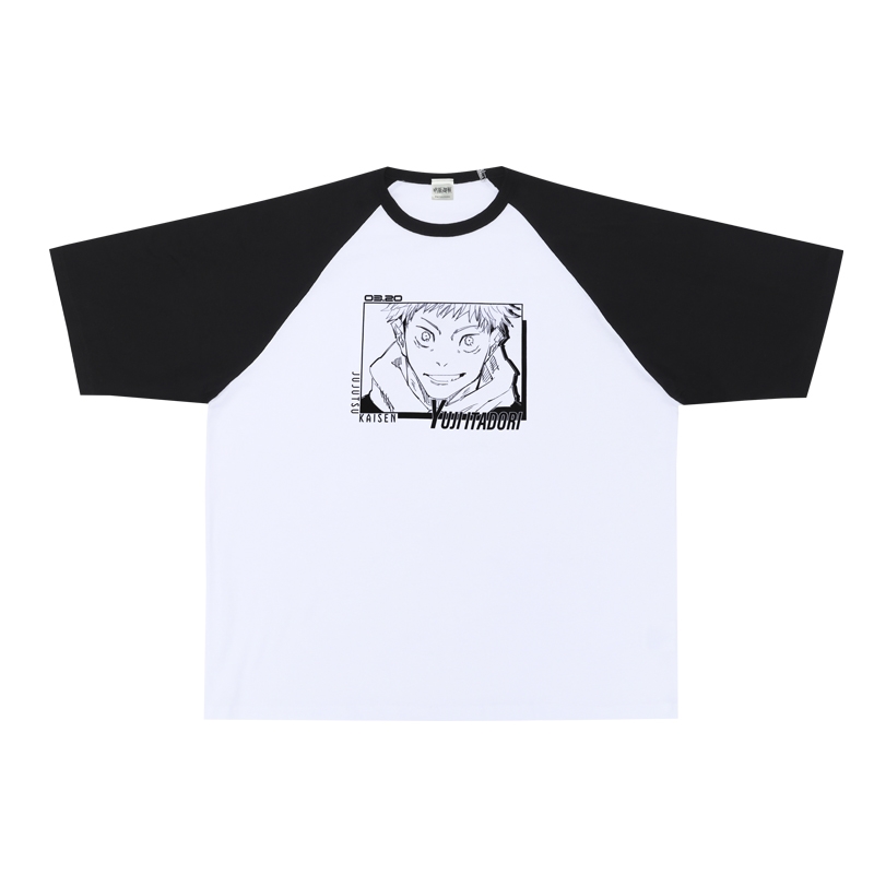 『呪術廻戦』ラグランＴシャツ　“ＨＥＲＯＥＳ”　虎杖悠仁　ＢＥ１