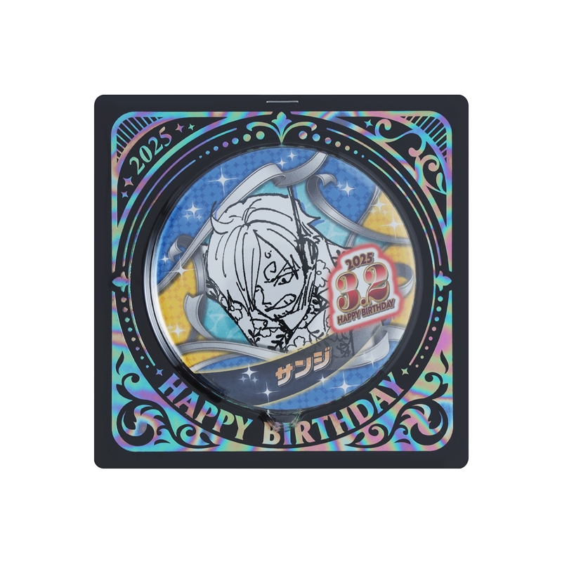 『ＯＮＥ　ＰＩＥＣＥ』バースデイ缶バッジ　サンジ　ＢＥ１