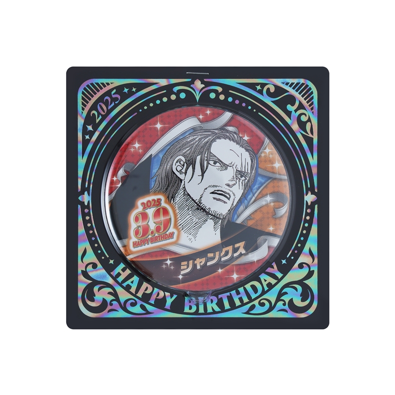 『ＯＮＥ　ＰＩＥＣＥ』バースデイ缶バッジ　シャンクス　ＢＥ１