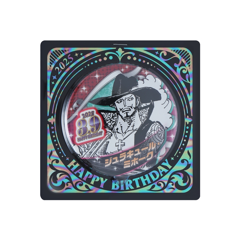 『ＯＮＥ　ＰＩＥＣＥ』バースデイ缶バッジ　ジュラキュール・ミホーク　ＢＥ１