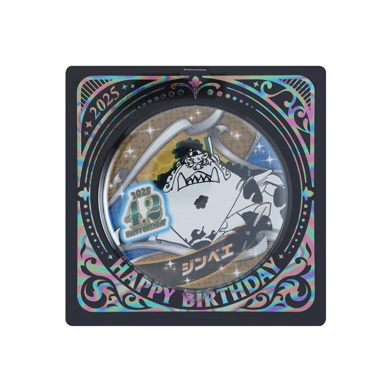 『ＯＮＥ　ＰＩＥＣＥ』バースデイ缶バッジ　ジンベエ　ＢＥ２