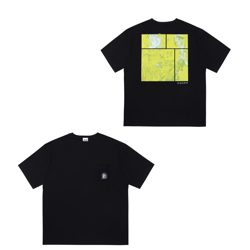 『ＯＮＥ　ＰＩＥＣＥ』ポケット付きビッグシルエットＴシャツ　“ＨＥＲＯＥＳ”　ウソップ　ＢＥ２