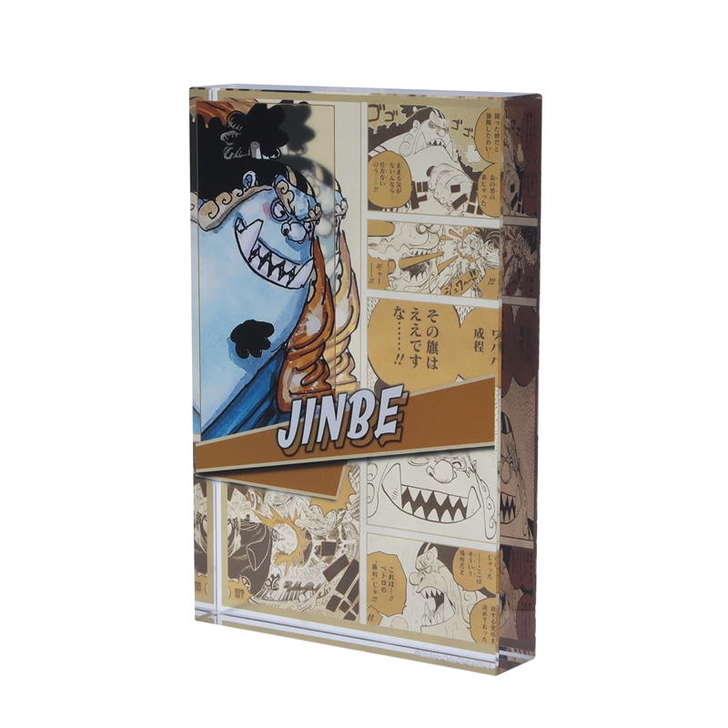 『ＯＮＥ　ＰＩＥＣＥ』アクリルブロック　“ＨＥＲＯＥＳ”　ジンベエ　ＢＥ２