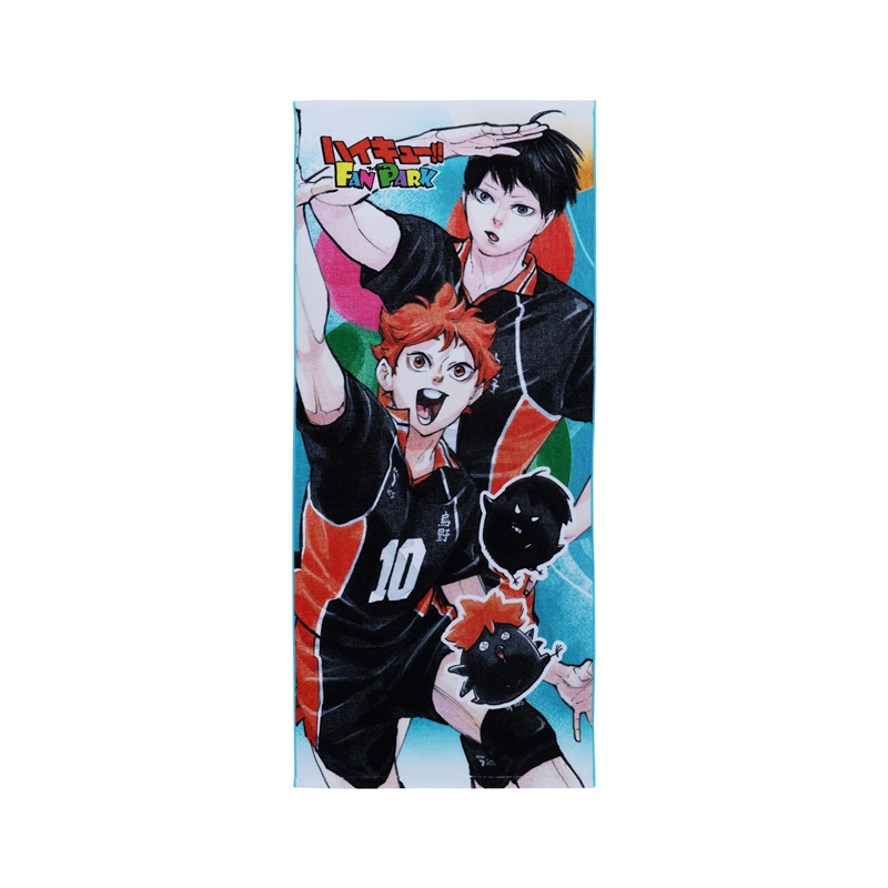 『ハイキュー！！』フルカラーフェイスタオル　キービジュアル　＜ハイキュー！！　ＦＡＮ　ＰＡＲＫ＞　ＢＥ２