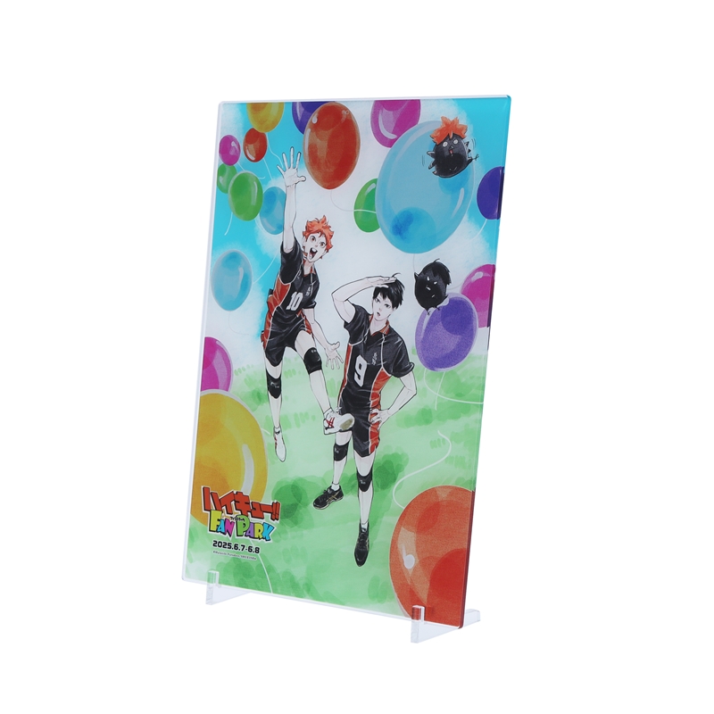 『ハイキュー！！』箔入りアクリルアート　キービジュアル　＜ハイキュー！！　ＦＡＮ　ＰＡＲＫ＞　ＢＥ２