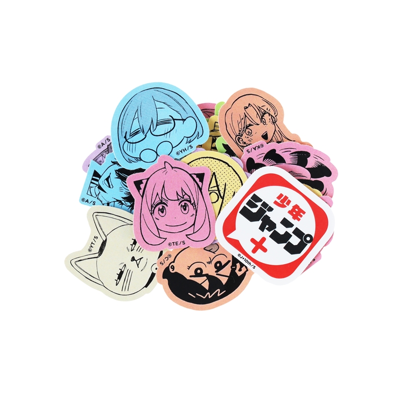 「少年ジャンプ＋」フレークステッカー　ジャンプ＋パーティセット　＜少年ジャンプ＋展＞　ＢＥ２