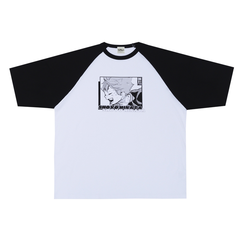 『ハイキュー！！』ラグランＴシャツ　“ＨＥＲＯＥＳ”　日向翔陽　ＢＥ２