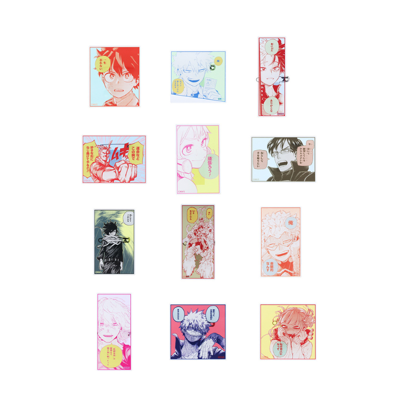 『僕のヒーローアカデミア』名言アクリルバッジコレクション　（全１２種／ランダム１種入り）　＜僕のヒーローアカデミア原画展＞　ＢＥ２