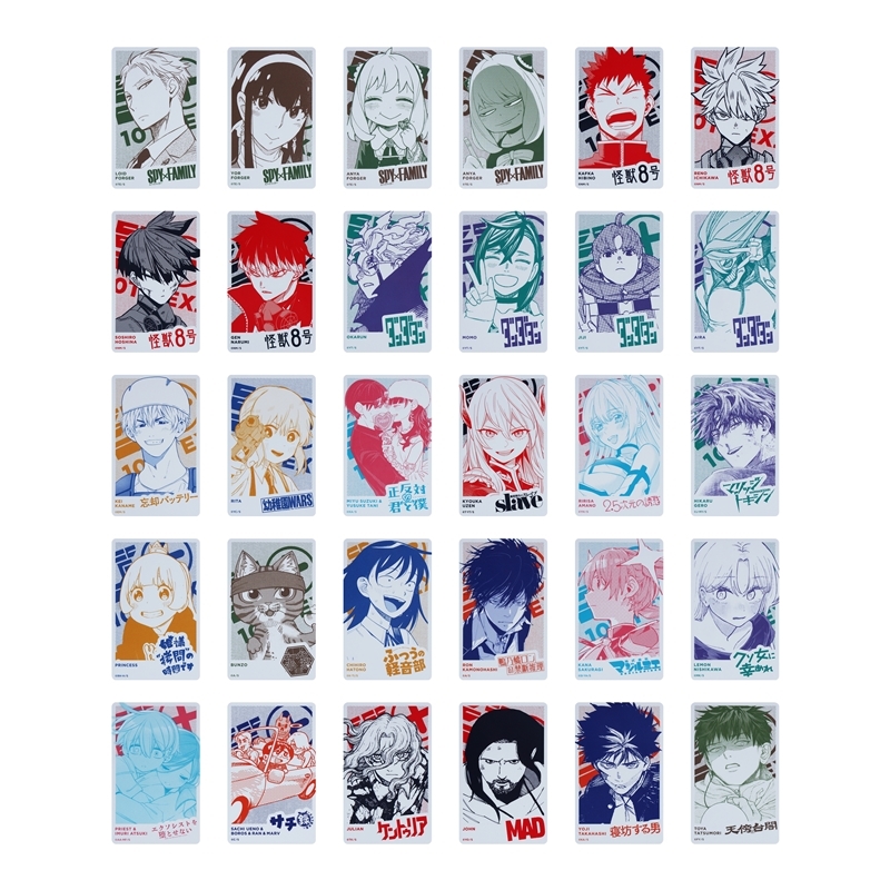 「少年ジャンプ＋」トレーディングカード　全種セット　（全３０種入り）　＜少年ジャンプ＋展＞　ＢＥ２