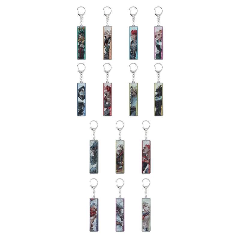 『僕のヒーローアカデミア』メタルキーホルダーコレクション KEY VISUAL 全種セット (全14種入り) <僕のヒーローアカデミア原画展> BE2
