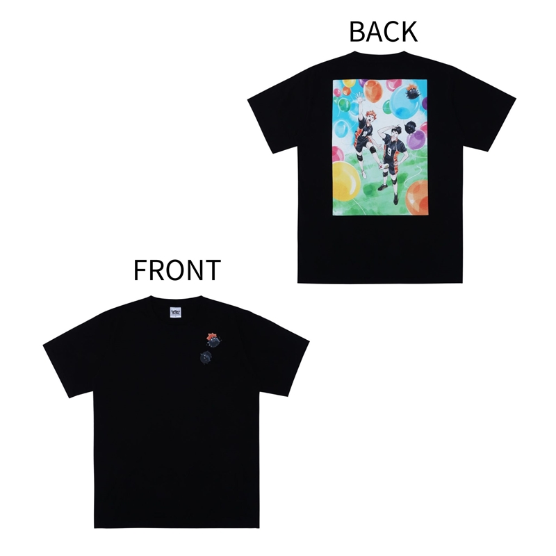 『ハイキュー！！』Ｔシャツ　キービジュアル　ブラック　１１０サイズ　＜ハイキュー！！　ＦＡＮ　ＰＡＲＫ＞　ＢＥ２