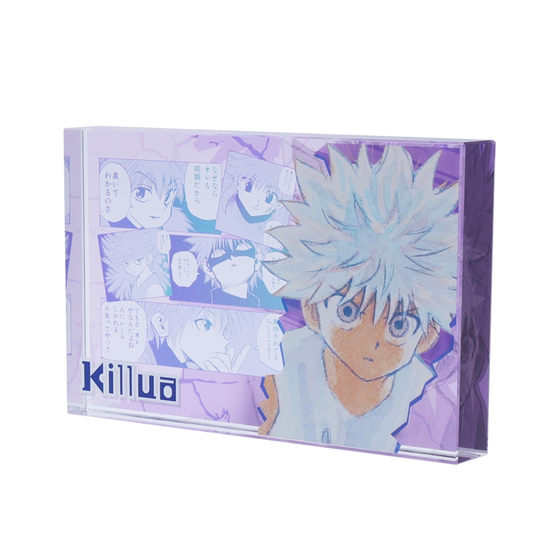 『ＨＵＮＴＥＲ×ＨＵＮＴＥＲ』アクリルブロック　“ＨＥＲＯＥＳ”　キルア＝ゾルディック　ＢＥ３