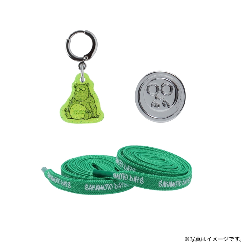 『ＳＡＫＡＭＯＴＯ　ＤＡＹＳ』靴ひも＆チャームセット（靴ひも２本＆アクリルチャーム１個＆メタルチャーム１個入り）　ＢＥ２