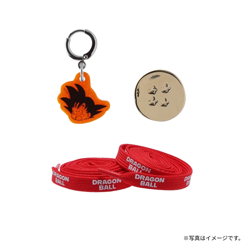 『ＤＲＡＧＯＮ　ＢＡＬＬ』靴ひも＆チャームセット（靴ひも２本＆アクリルチャーム１個＆メタルチャーム１個入り）　ＢＥ２