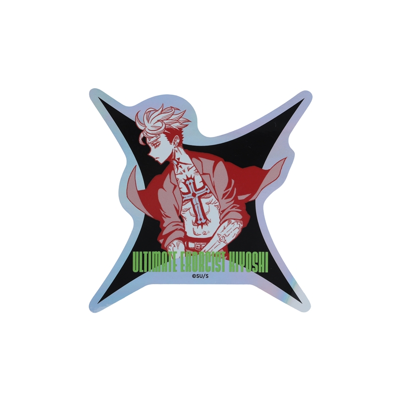 『悪祓士のキヨシくん』オーロラシャインステッカー（１００×１００ｍｍ以内変形サイズ）　ＢＥ２−ＪＮＰＧ