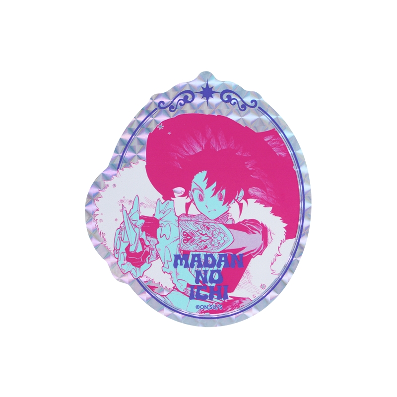 『魔男のイチ』オーロラシャインステッカー（１００×１００ｍｍ以内変形サイズ）　ＢＥ２−ＪＮＰＧ