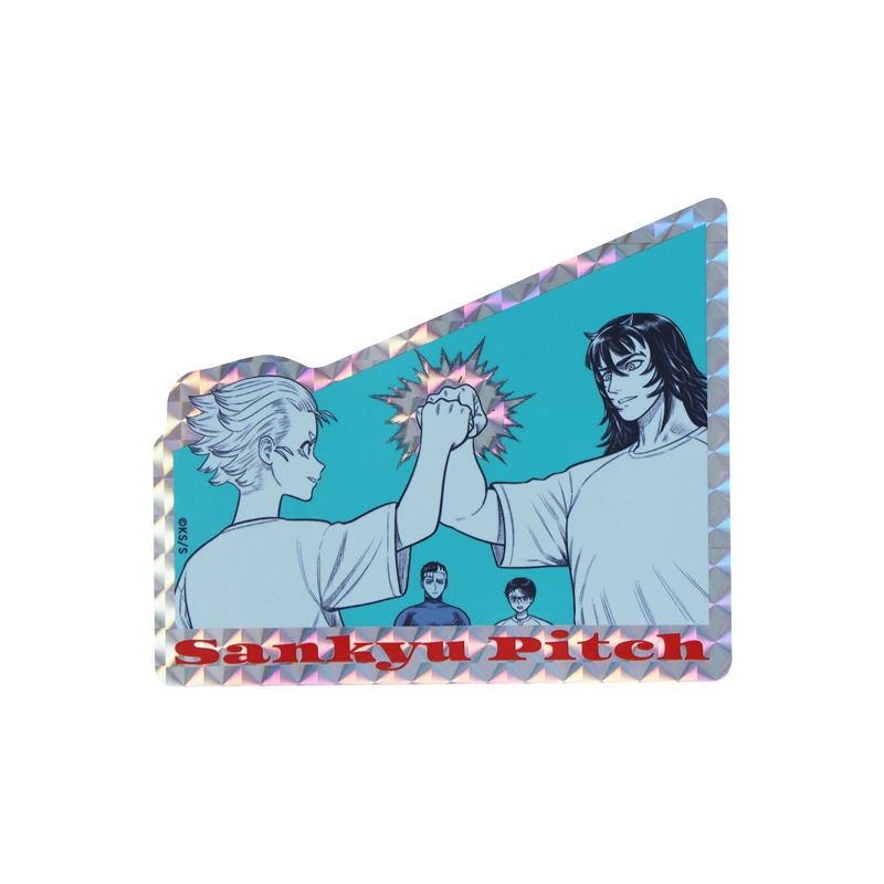 『サンキューピッチ』オーロラシャインステッカー（１００×１００ｍｍ以内変形サイズ）　ＢＥ２−ＪＮＰＧ