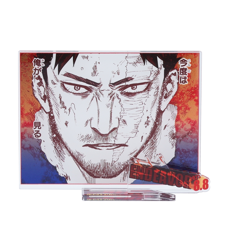 『僕のヒーローアカデミア』バースデイ名場面ジオラマフィギュア−ｋｉｒａｔ☆−　（箔入りアクリル）　エンデヴァー　ＢＥ３