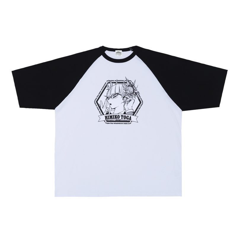 『僕のヒーローアカデミア』ラグランＴシャツ　“ＶＩＬＬＡＩＮＳ”　トガヒミコ　ＢＥ３